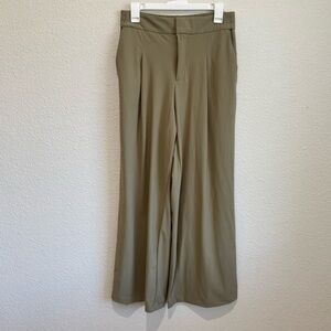 Athleta Womens Size 8 Pinnacle High Rise Trouser Olive Branch Work Pants Casual
